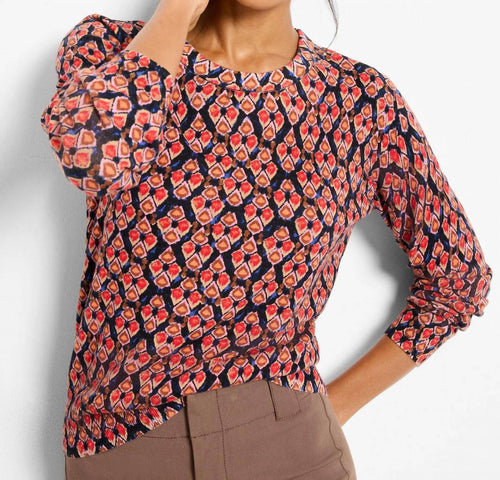 Nic + Zoe - Ikat Pure Cotton Sweater