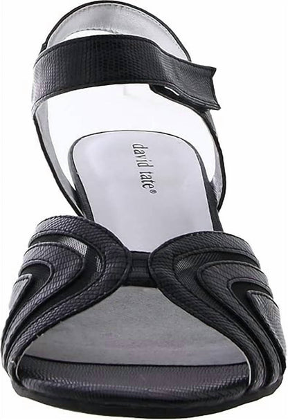 David Tate - Women's Admire Lizard Print Sandals