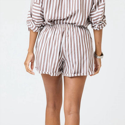 Kerri Rosenthal - Weekend Stripe Shorts
