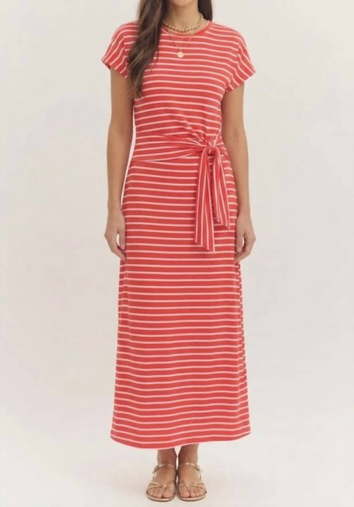 Entro - Sweet Caroline Stripe Dress