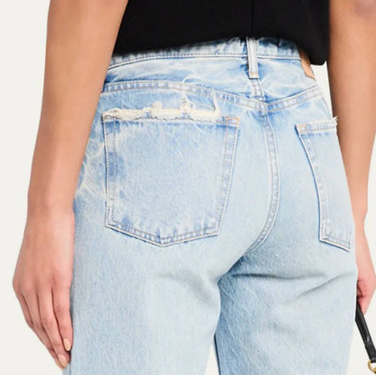 Moussy - Wildwood Straight Low Rise Jeans
