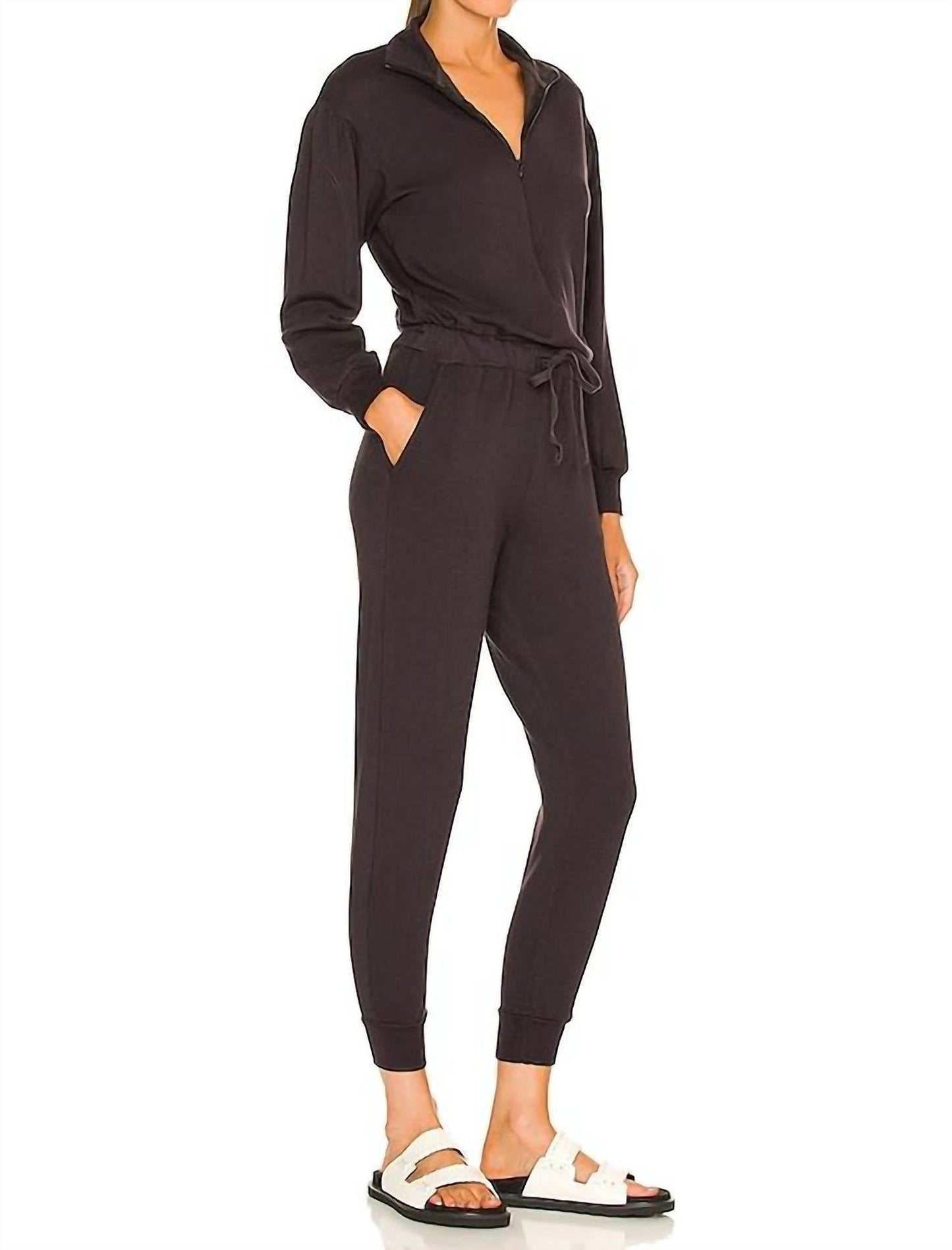 Monrow - Supersoft Fleece Jumpsuit
