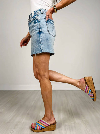 Judy Blue - Rigid Magic Denim Skirt