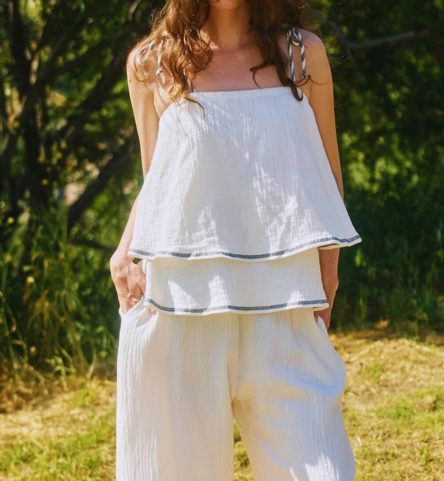 Bucketlist - Cotton Gauze Top