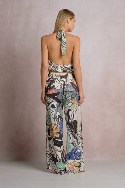 Elan - Sierra Cropped Halter Top