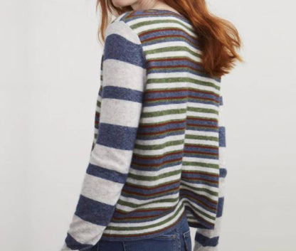 Autumn Cashmere - Stripe Block Sweater