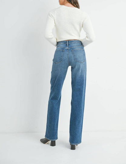Just Black Denim - Longer Length Straight Jean