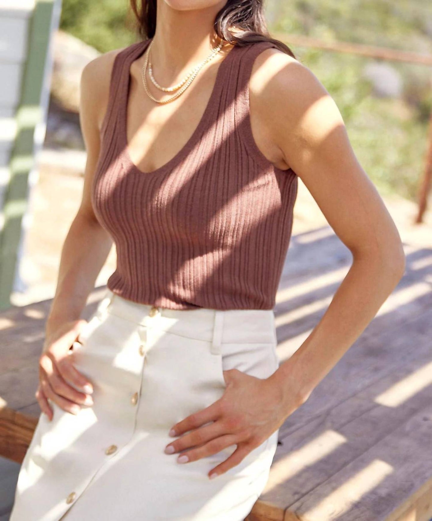 Greylin - Rib Knit Top