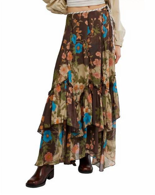 Free People - Palermo Villa Chiffon Maxi Skirt