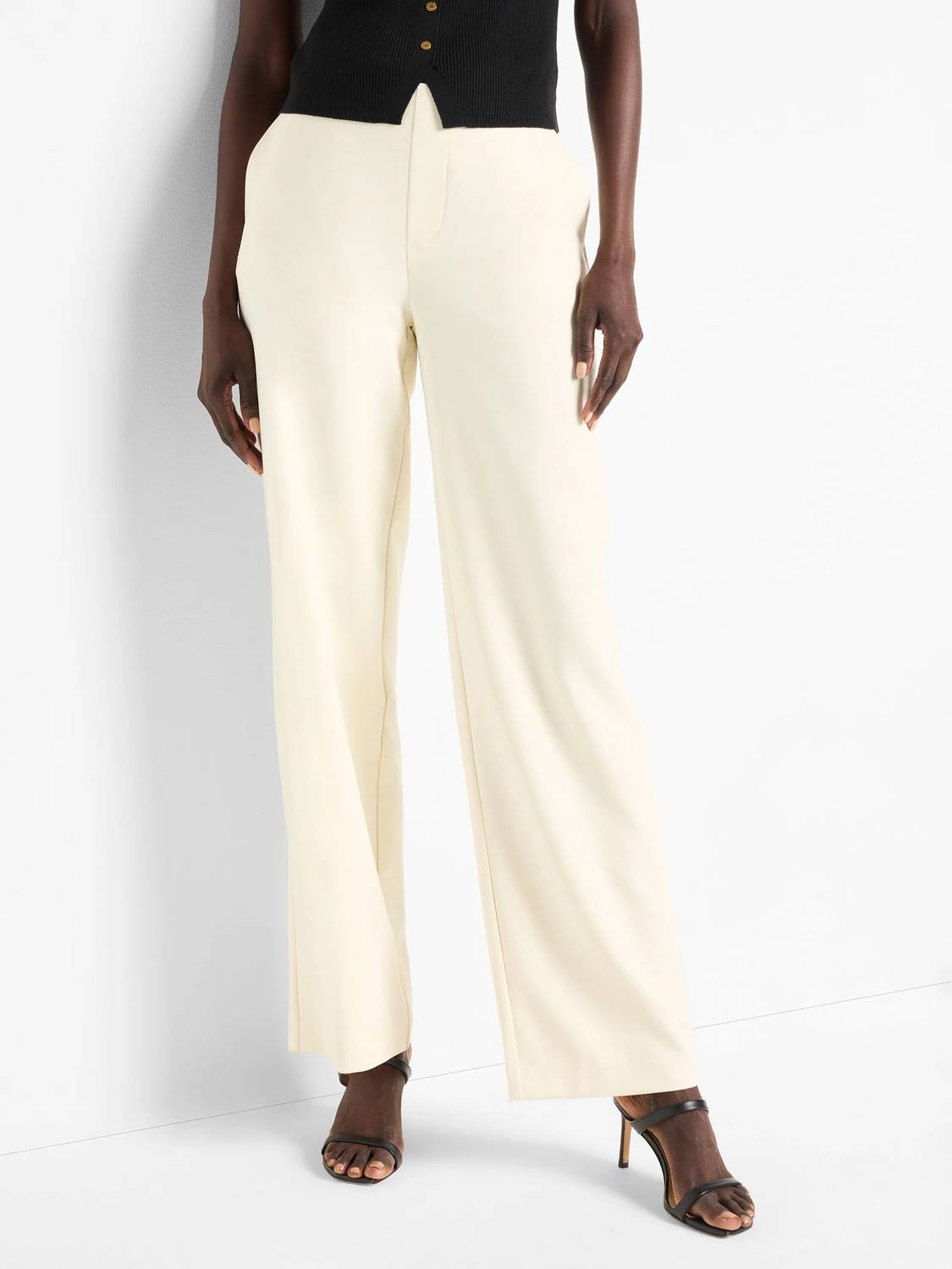 Nic + Zoe - Stretch Knit Suiting Lenox Wide-leg Pants