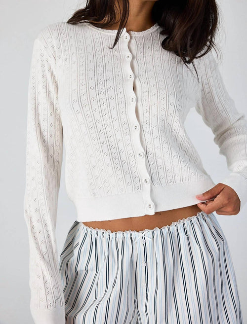 Asher - Pipa Pointelle Cardigan