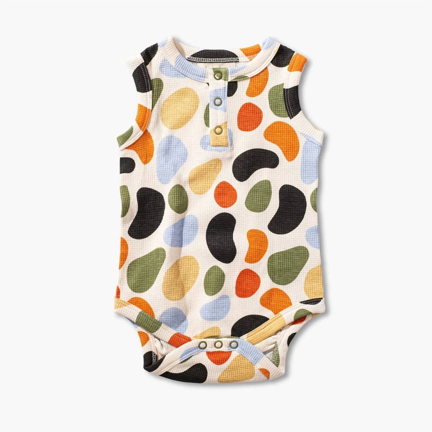 Kid's Pebbles Waffle Tank Bodysuit