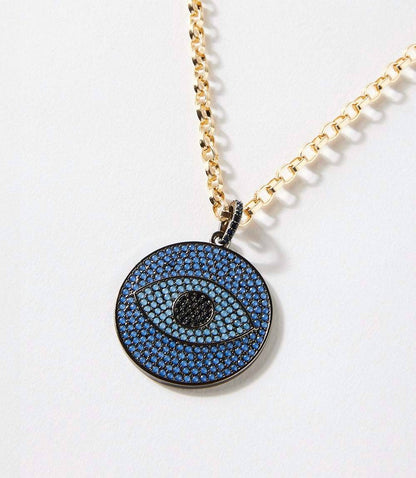 Marlyn Schiff - Women's Pavé Crystal Pendant Necklace