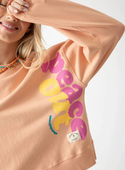 Electric & Rose - Classic Sweatshirt Peace Out Graphic