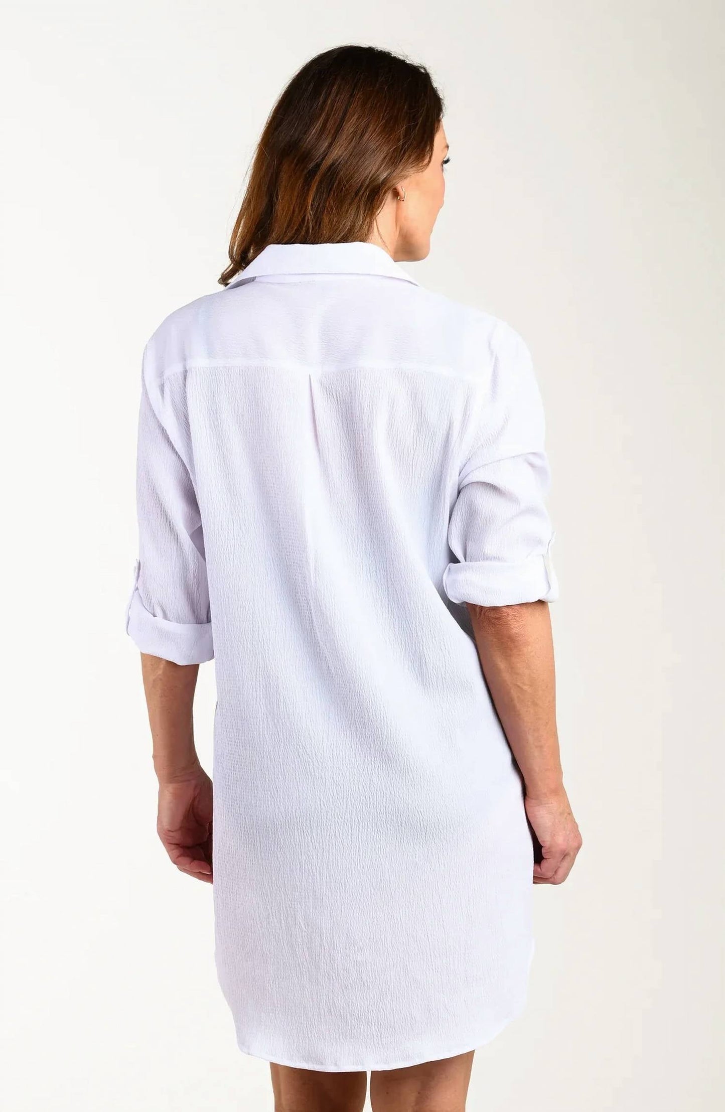 Maxine Of Hollywood - Woven Covers Button Down Tunic