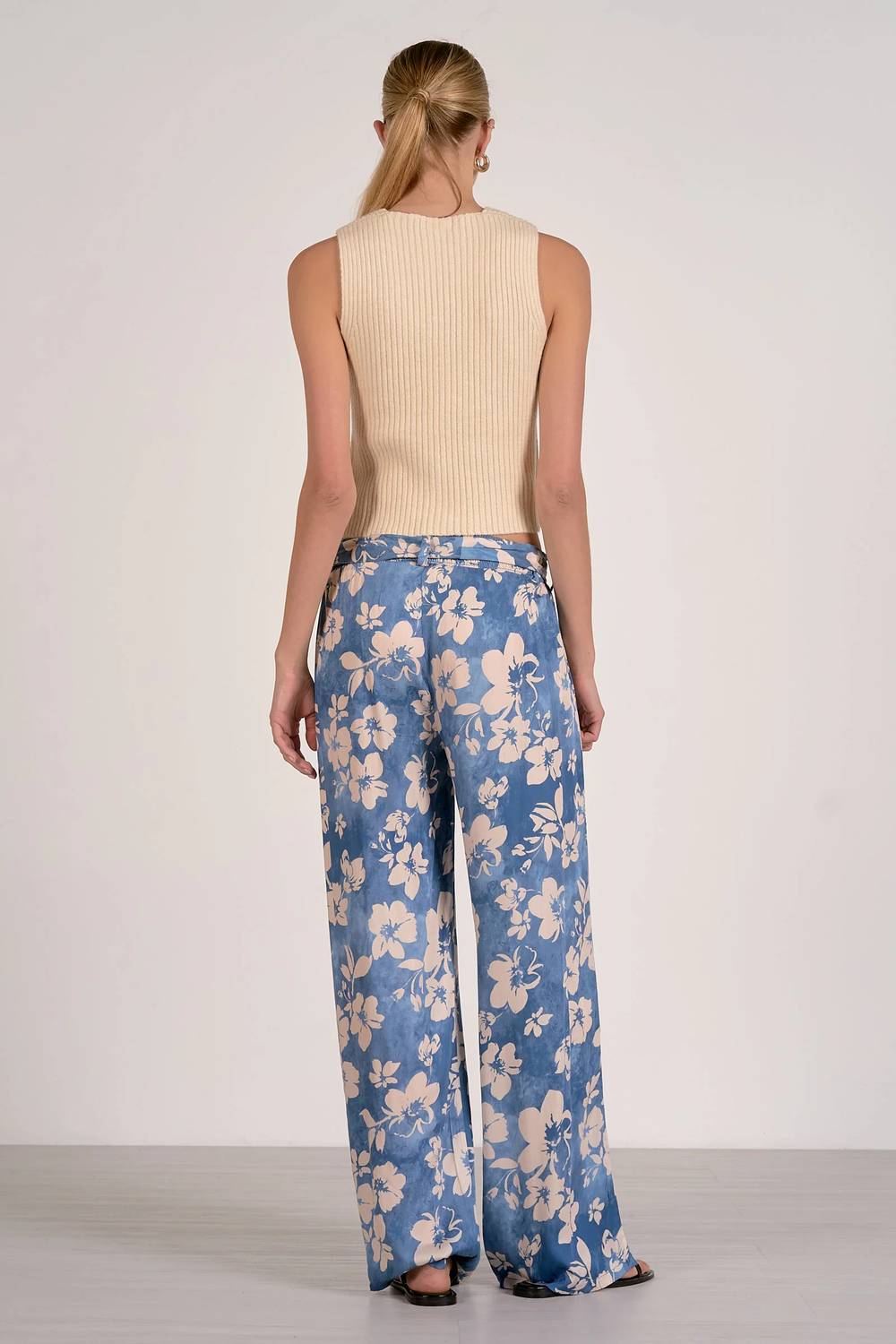 Elan - Waist Tie Flowy Pant