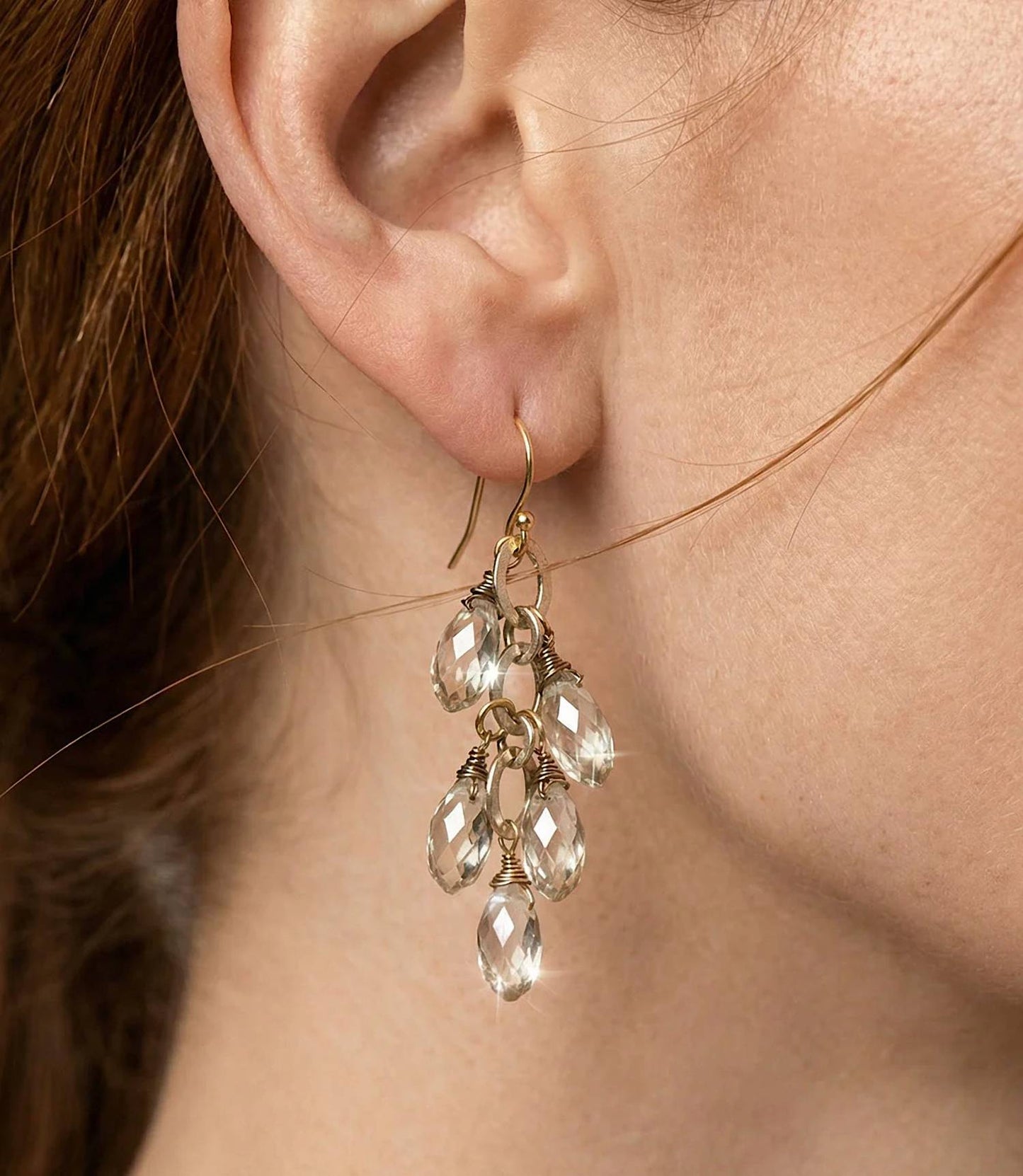 Anne Vaughan - Women's Crystal Cluster Earrings
