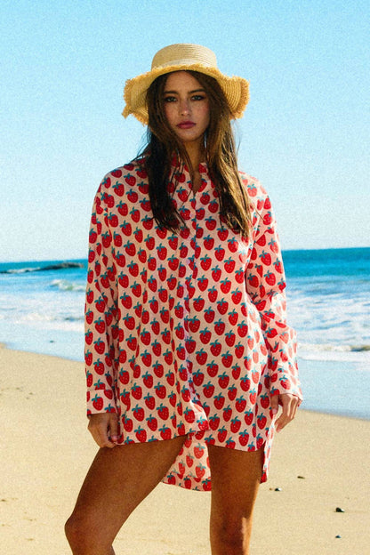 Bucketlist - Oversized Shirt Dress