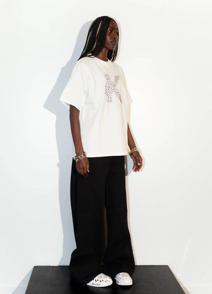Knotwtr - Short Sleeve Rhinestone K-shirt