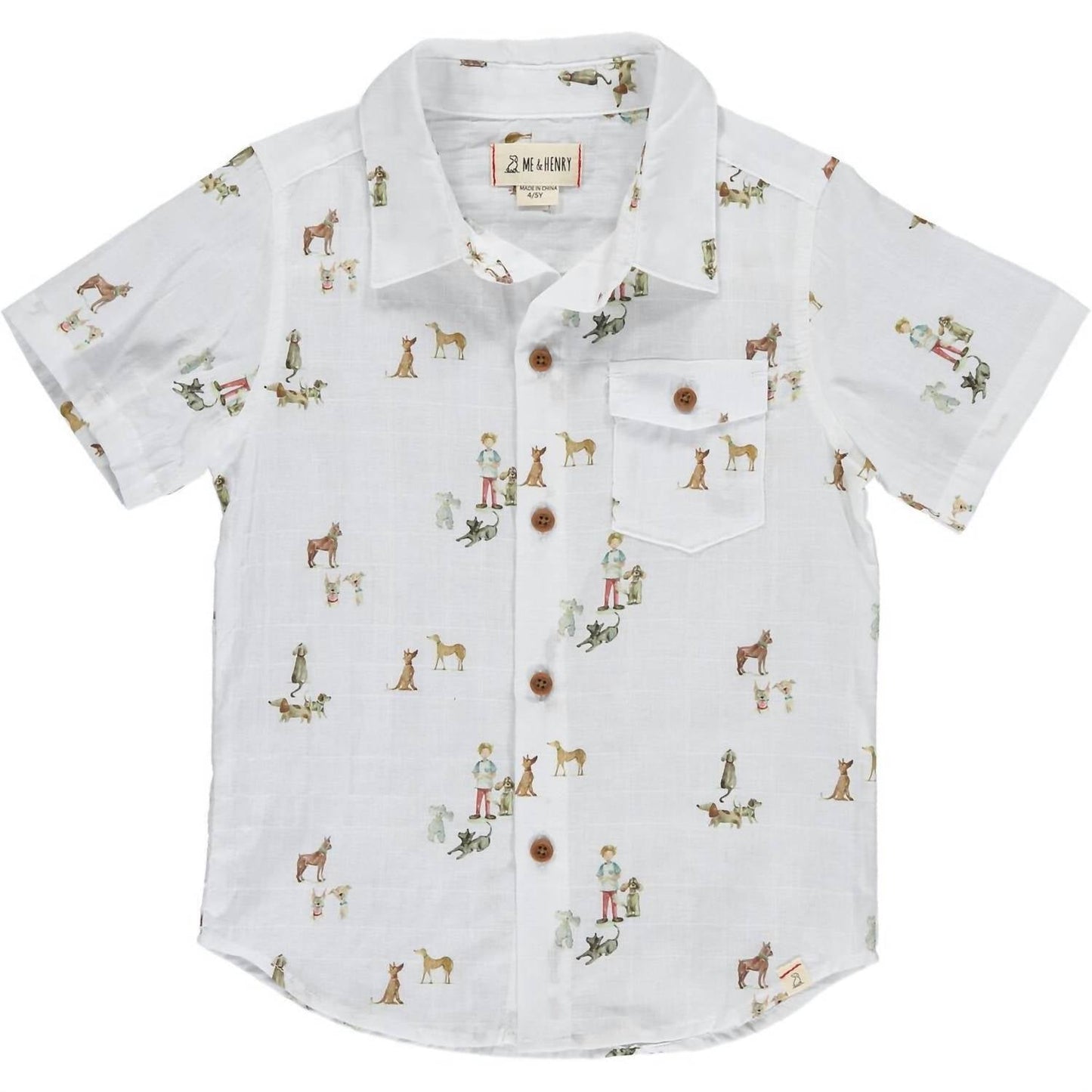 Me & Henry - Boys Henry Button Down Shirt