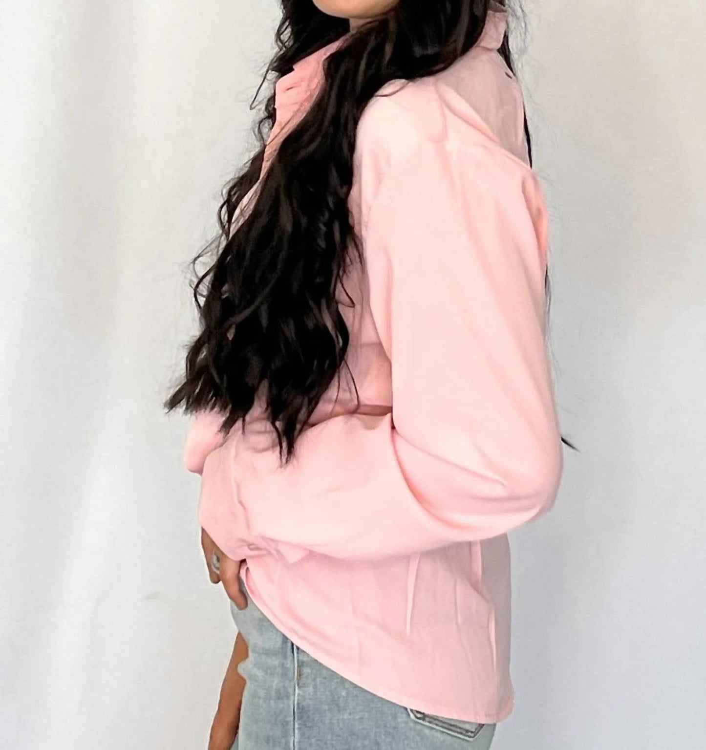 Lucky & Blessed - Long Sleeve Western Button-down Shirt
