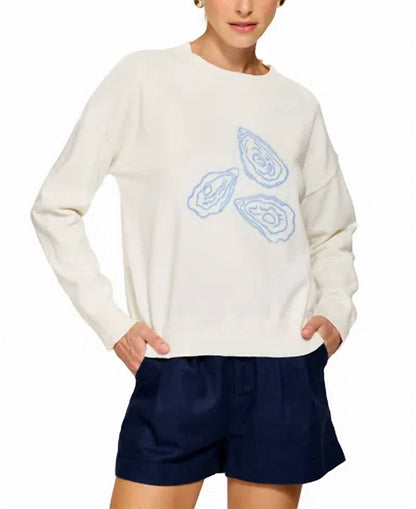 Line And Dot - Oyster Motif Sweater