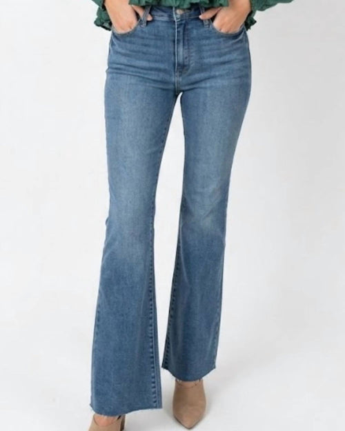 Just Black Denim - High Rise Scissor Cut Flare Jeans