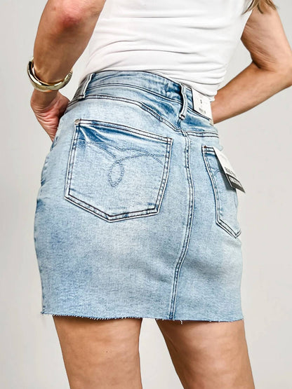 Judy Blue - Rigid Magic Denim Skirt