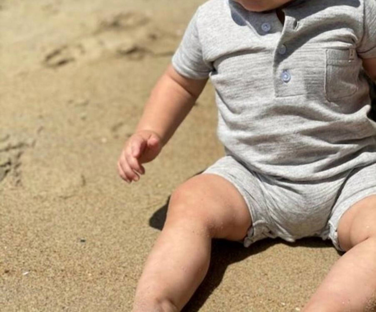 Me & Henry - Boy's Camborne Henley Romper