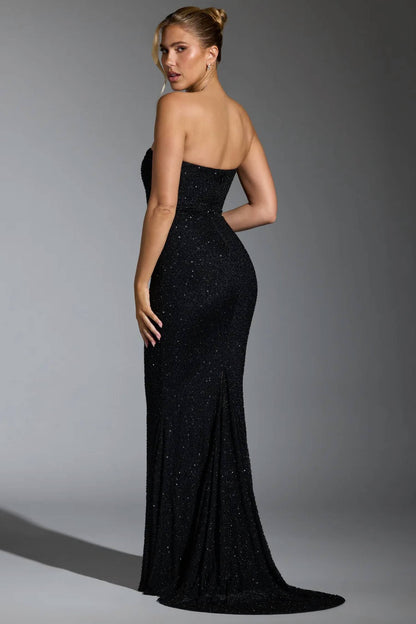 Oh Polly - Florentina Embellished Corset Gown