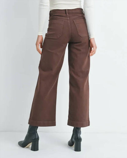 Just Black Denim - Utility Wide Leg Jeans