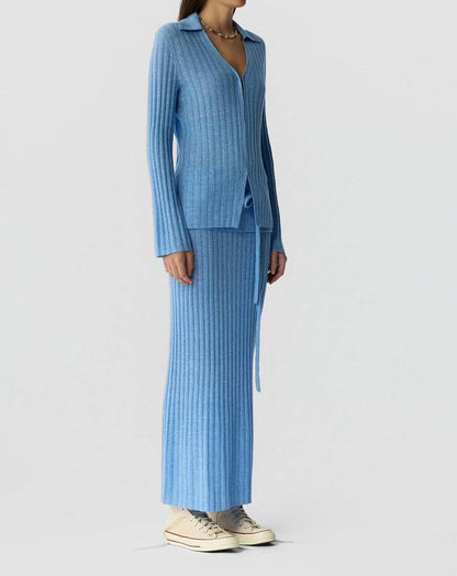 Guest In Residence - Breezy Ribbed Cardigan