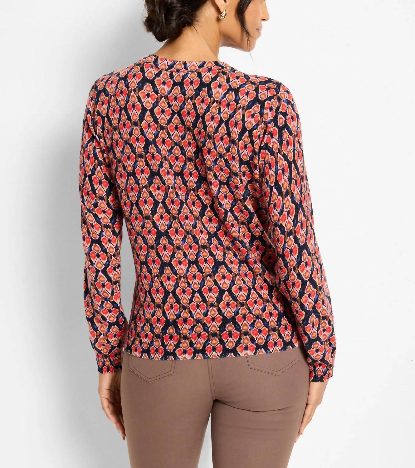 Nic + Zoe - Ikat Pure Cotton Sweater