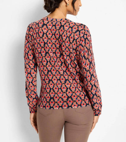Nic + Zoe - Ikat Pure Cotton Sweater