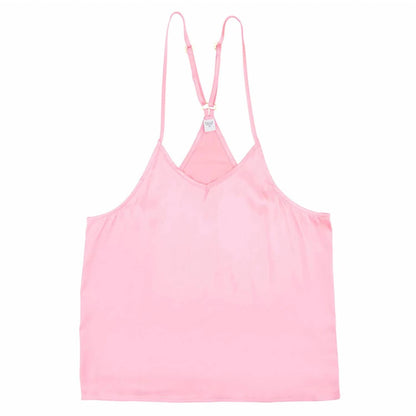 Bella Sleep + Spa - Satin Cami Pajama Set With Ruffle Shorts
