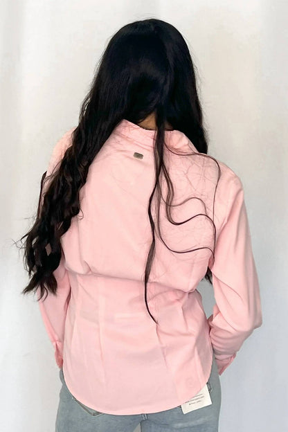 Lucky & Blessed - Long Sleeve Western Button-down Shirt