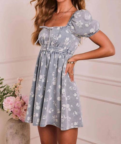 Blu Pepper - Floral Babydoll Mini Dress
