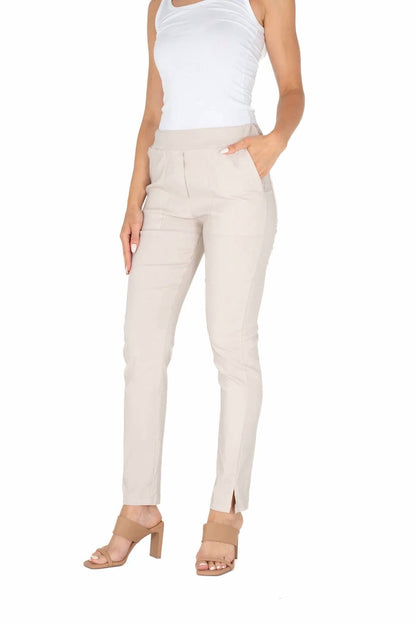 M Made In Italy - Woven Straight Leg Trousers