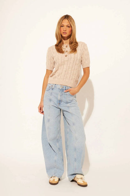 John + Jenn - Timmy Lightweight Cotton Sweater