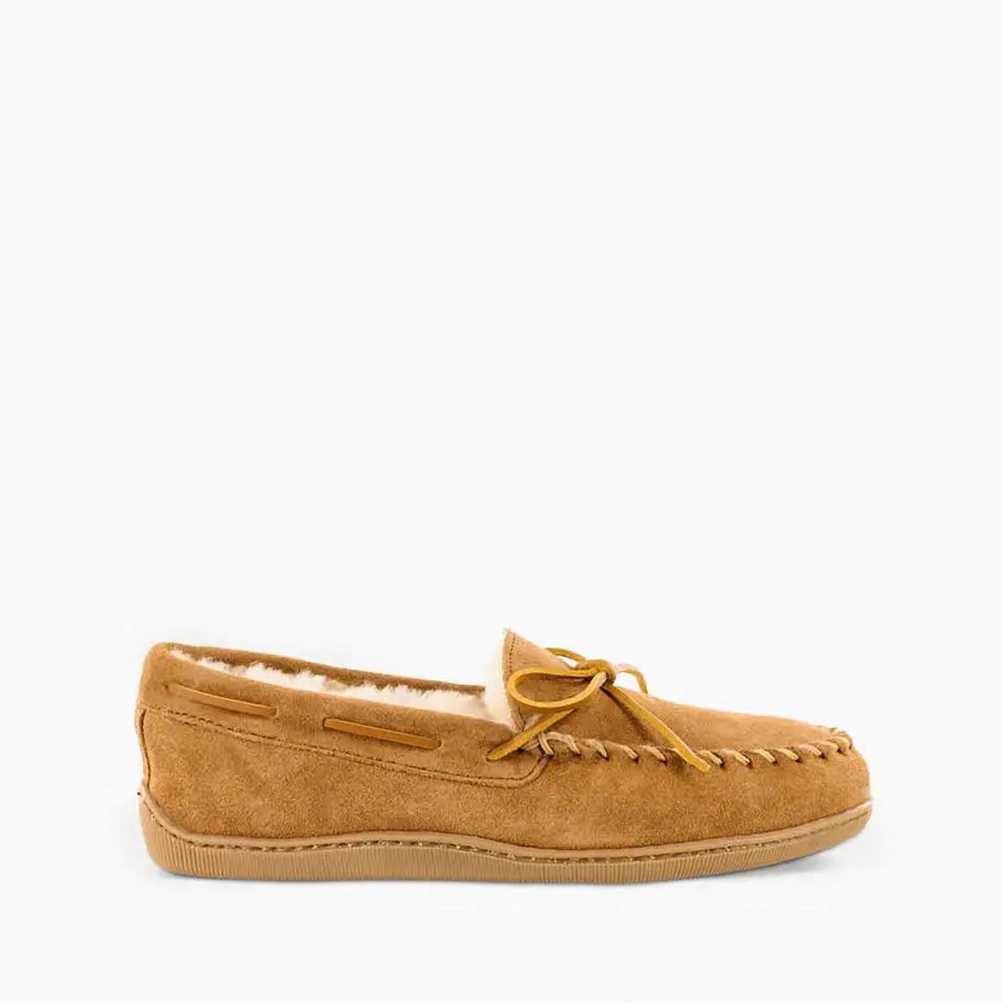 Minnetonka - Men's Sheepskin Hardsole Moc Slipper