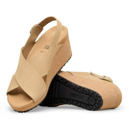 Birkenstock - Women's Samira Nubuck Leather Wedge Sandals