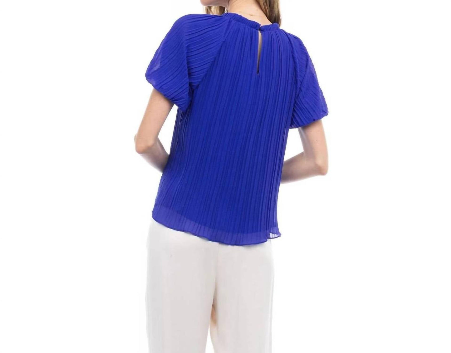 Naked Zebra - Bubble Sleeve Blouse