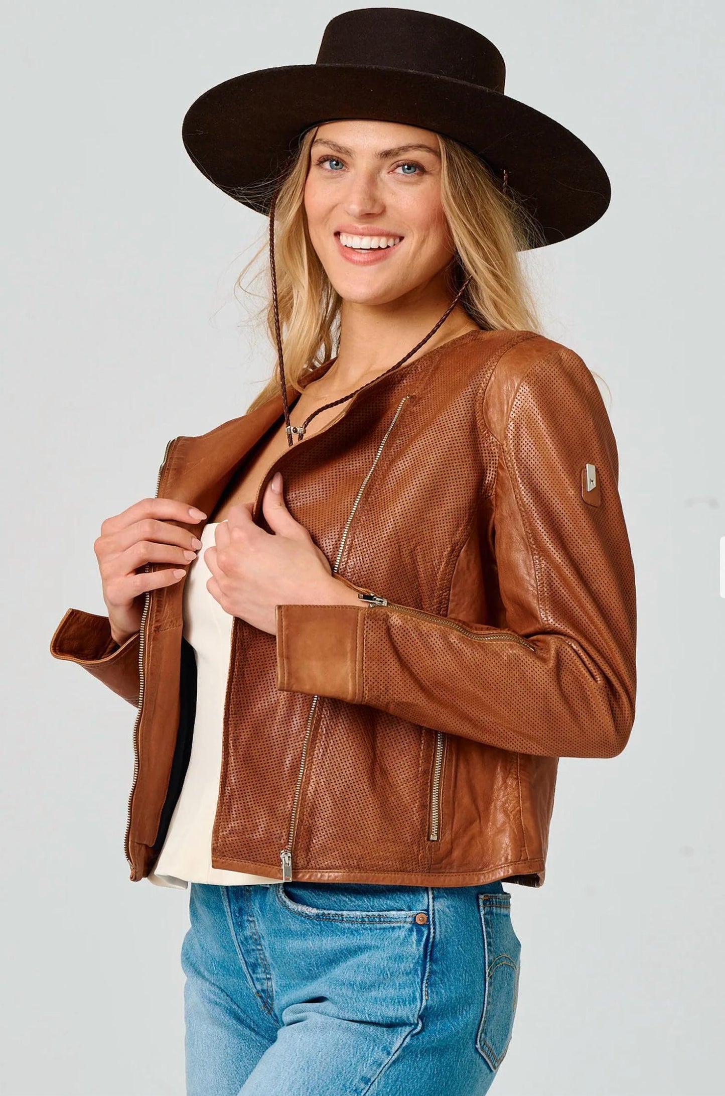 Mauritius - Rf Athena Leather Jacket