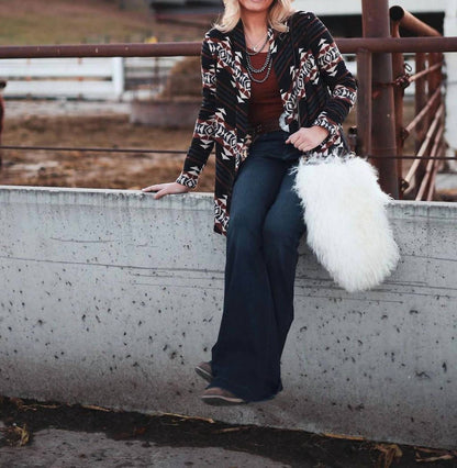Bombom - Calgary Western Open Front Cardigan