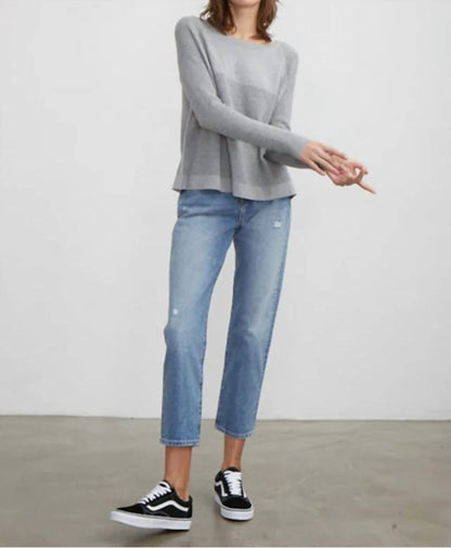 Autumn Cashmere - Flared Thermal Crew Sweater