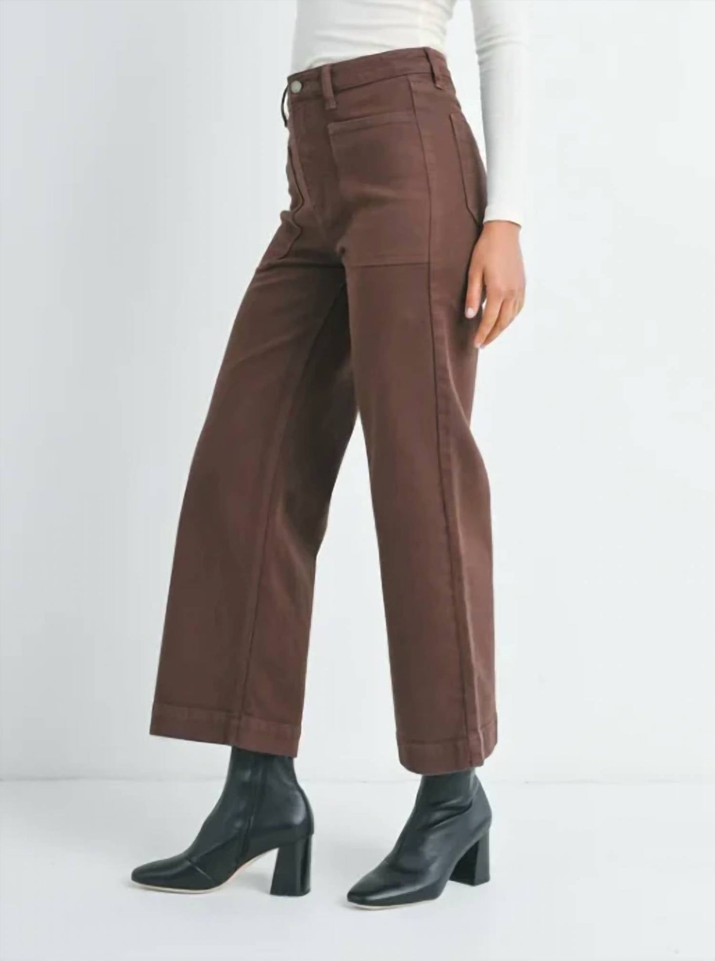 Just Black Denim - Utility Wide Leg Jeans