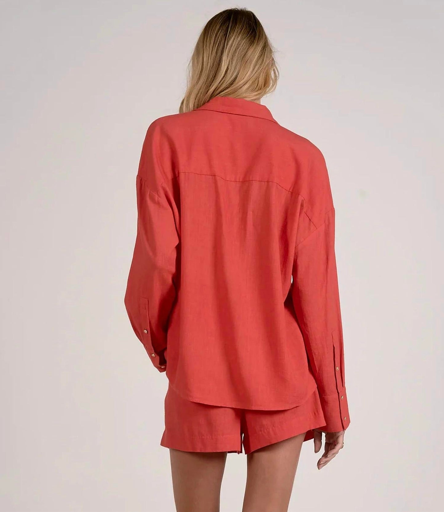 Elan - COLLARD BUTTON DOWN TOP