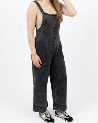 Mystree - WASHED THERMAL JUMPSUIT