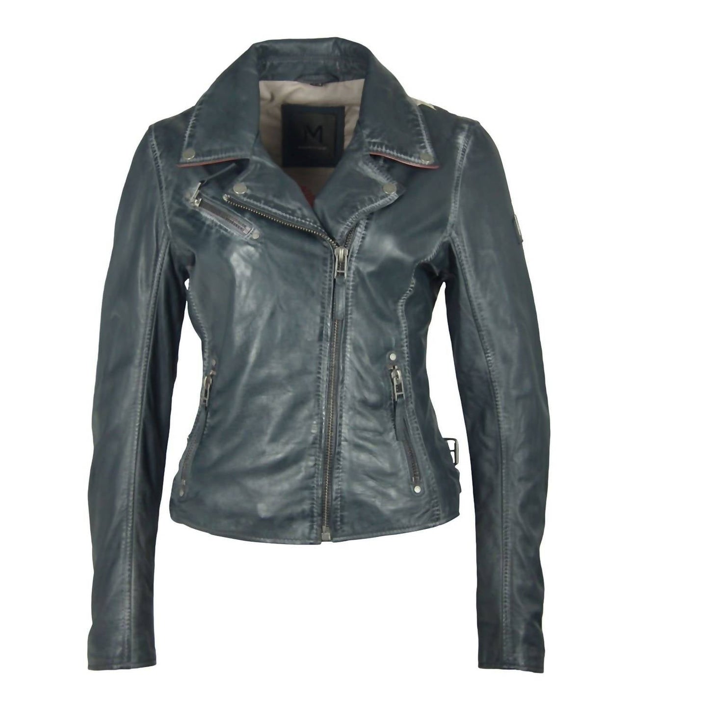 Mauritius - Christy Star Detail Leather Jacket