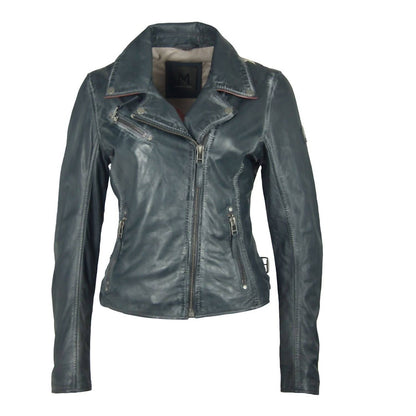 Mauritius - Christy Star Detail Leather Jacket